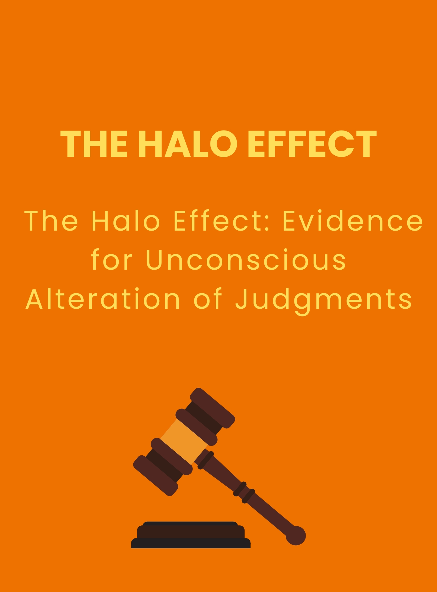 The halo effect