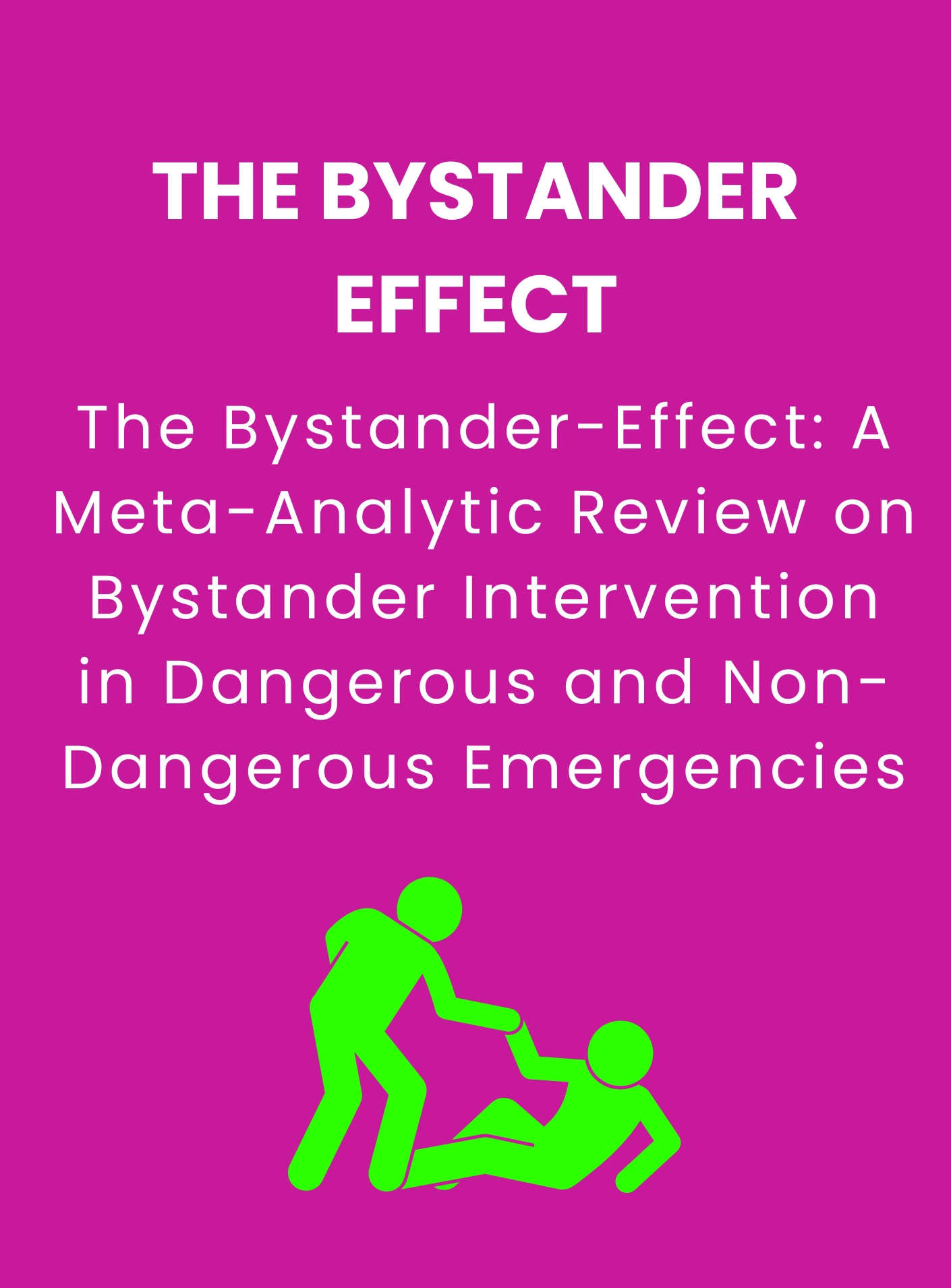 The bystander effect