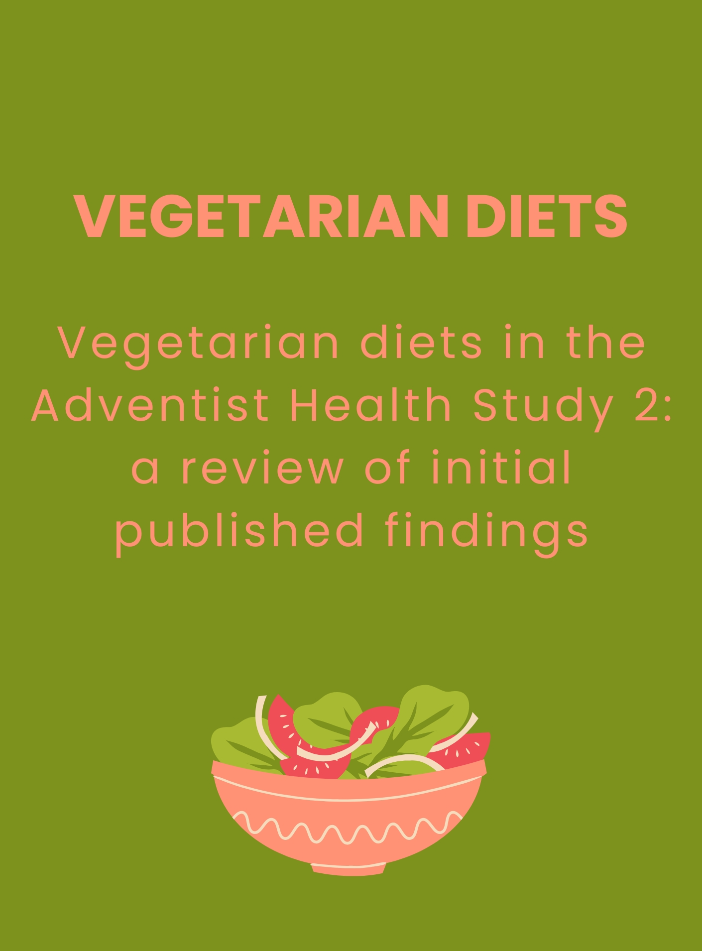 Vegetarian diets