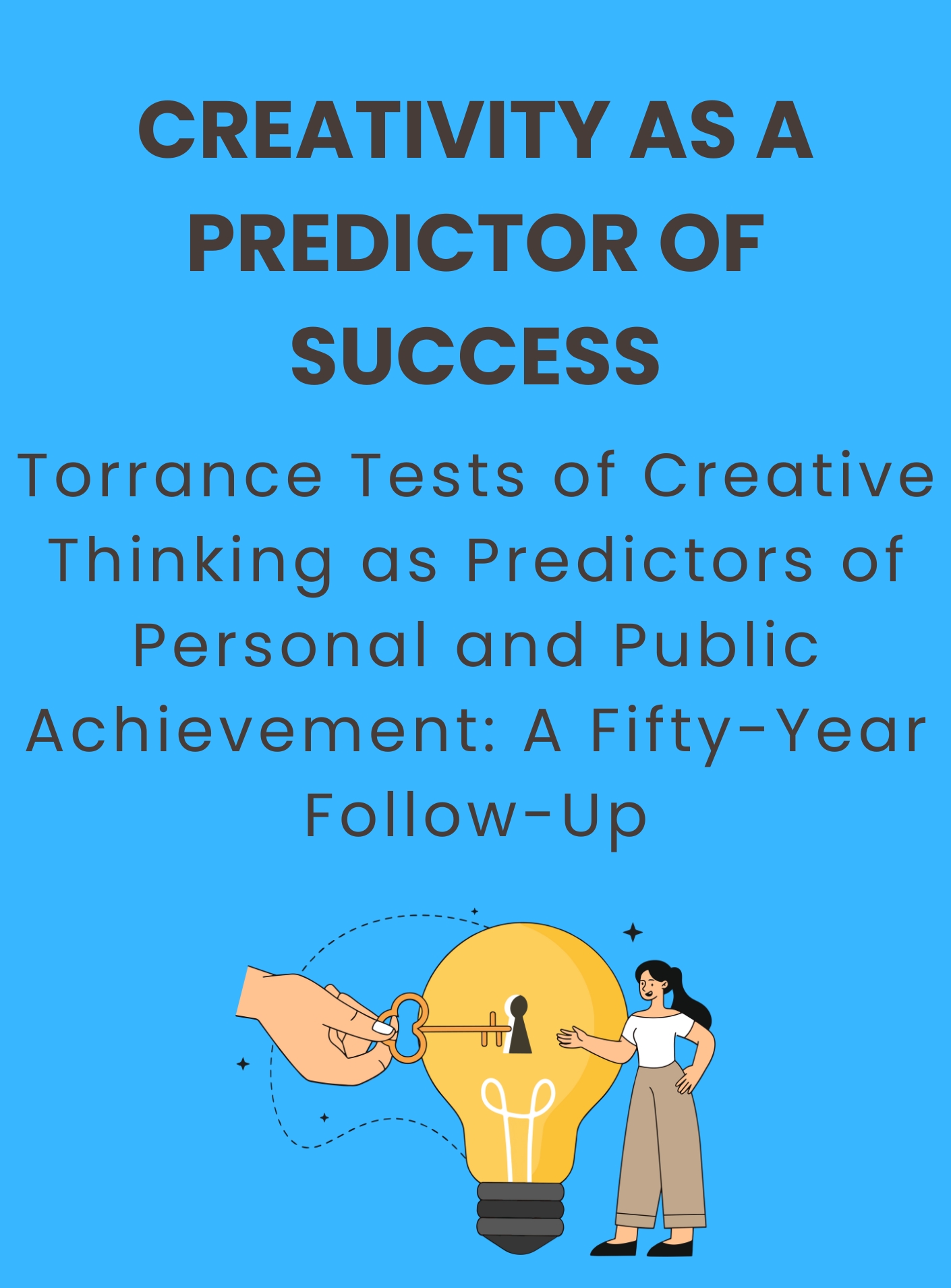 Creativity as a predictor of success