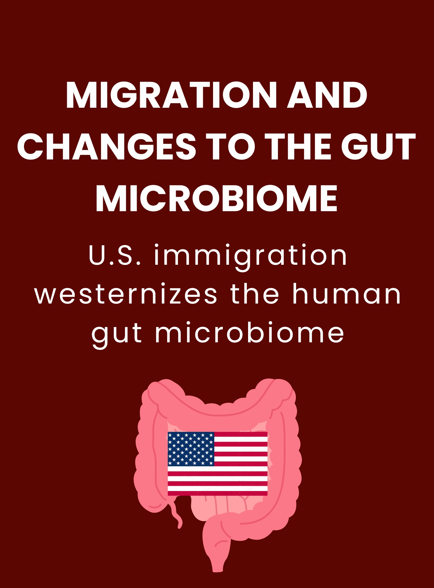 Migration and changes to the gut microbiome