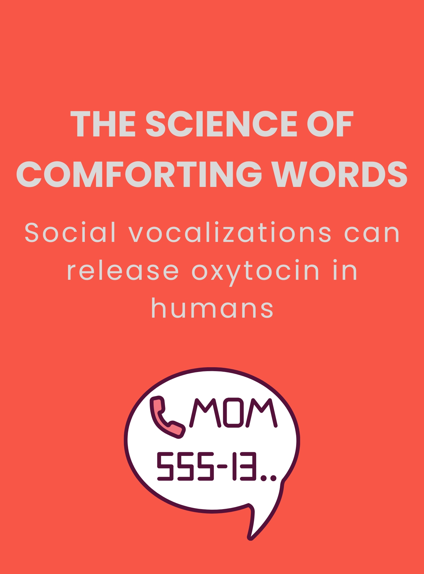 The science of comforting words