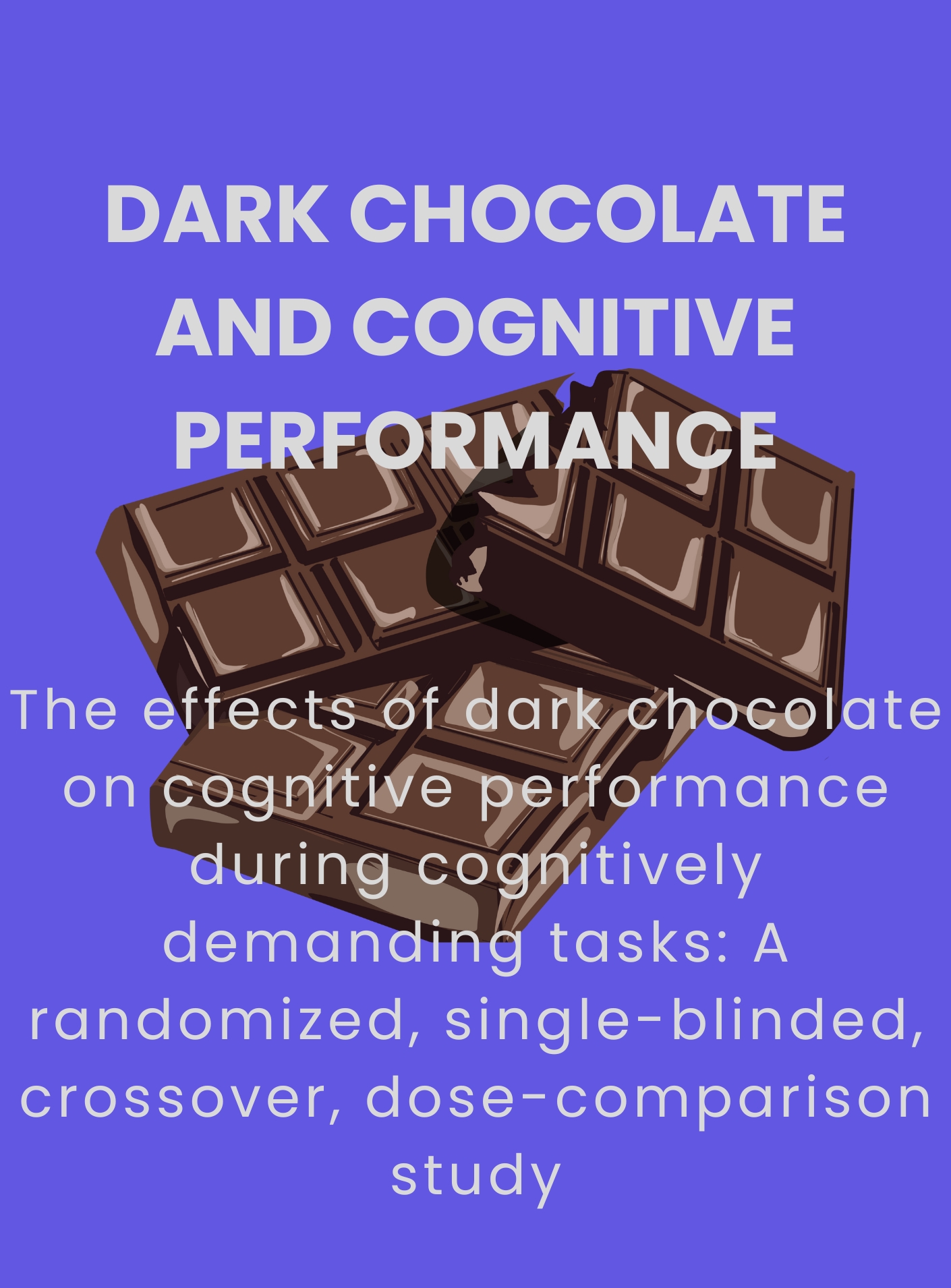 Dark chocolate and cognitive performance