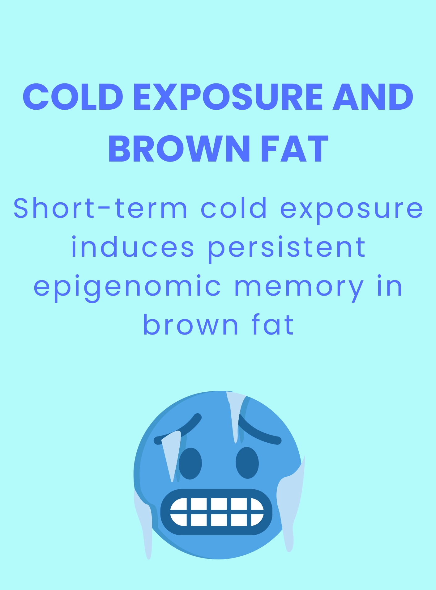 Cold exposure and brown fat