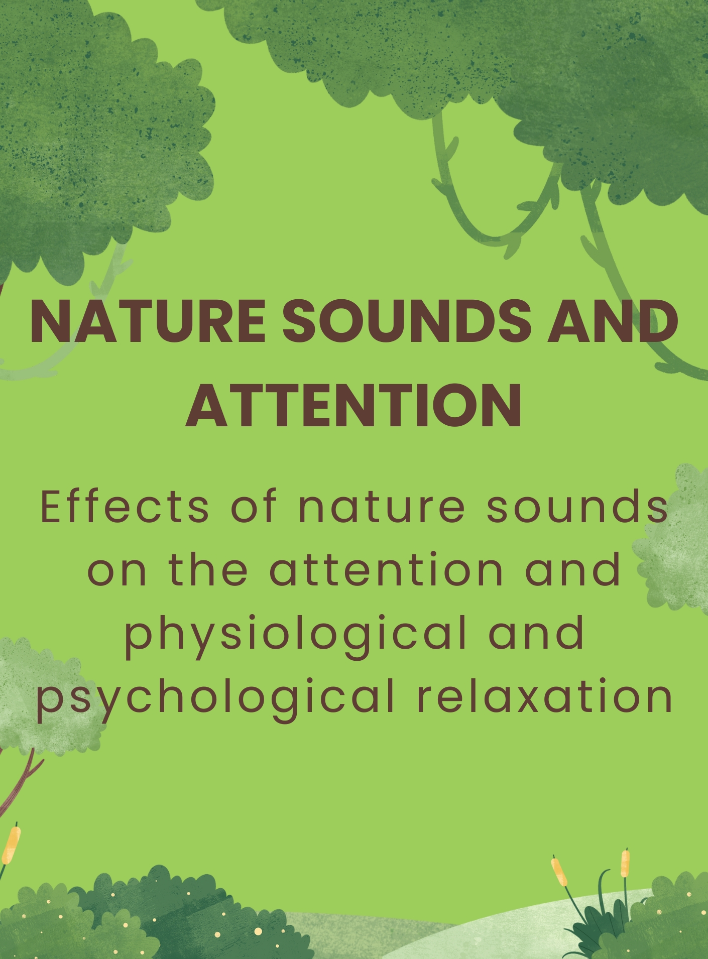 Nature sounds and attention