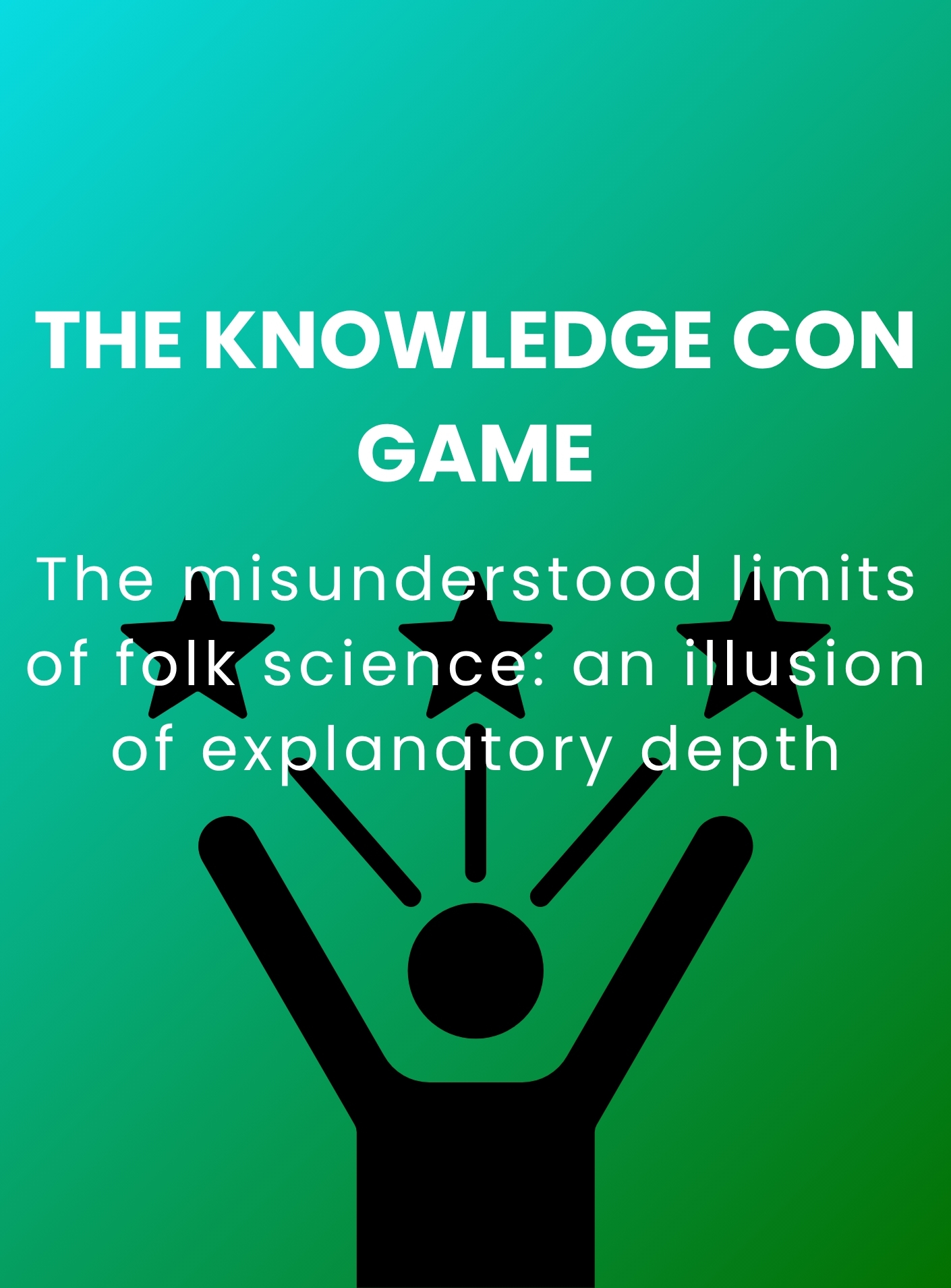 The knowledge con game